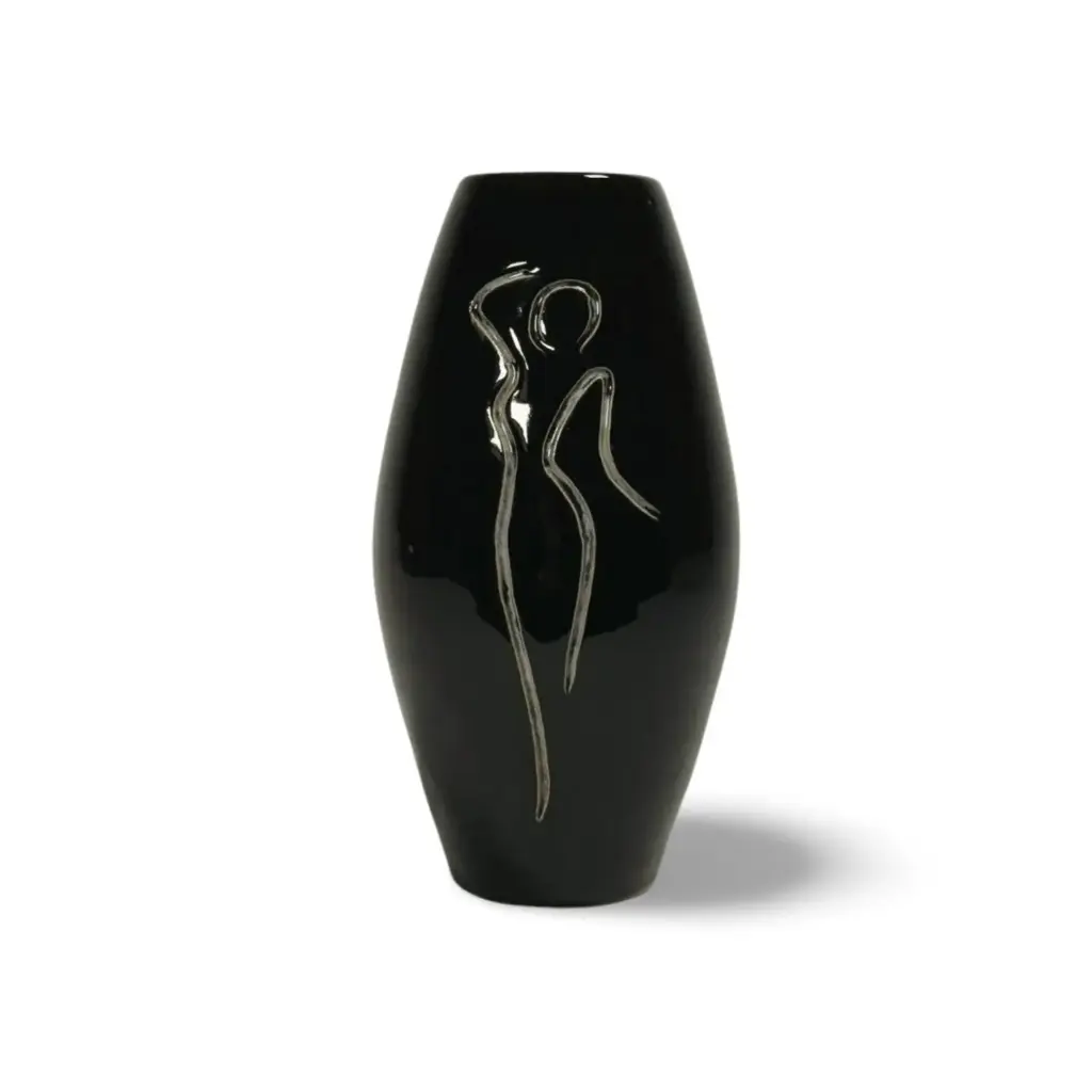 Vase B&W Silouhette