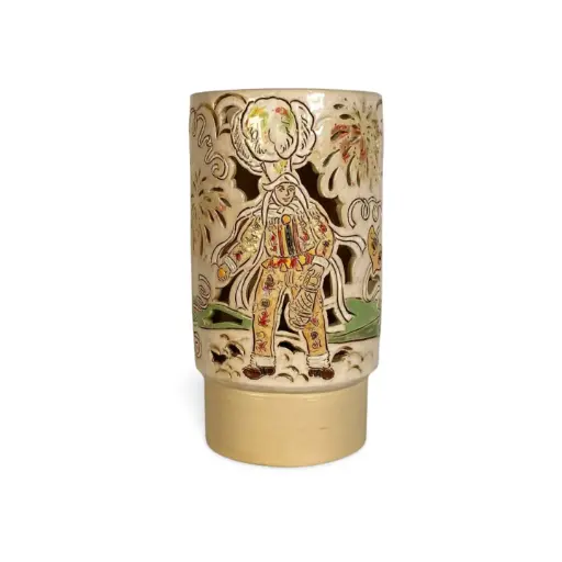 [LAM_TV_DEC_25_P] Lampe gilles décorée