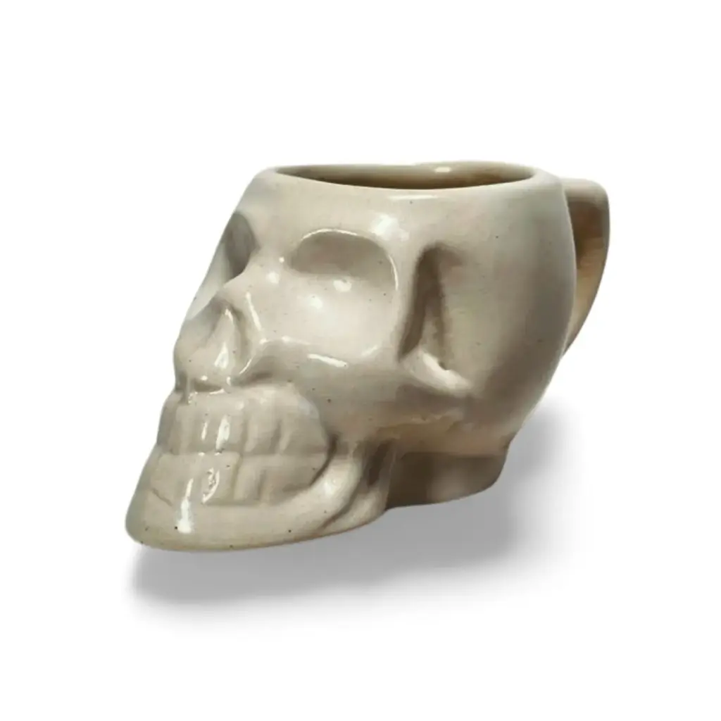 Mug crâne (Blanc, 33 cl)