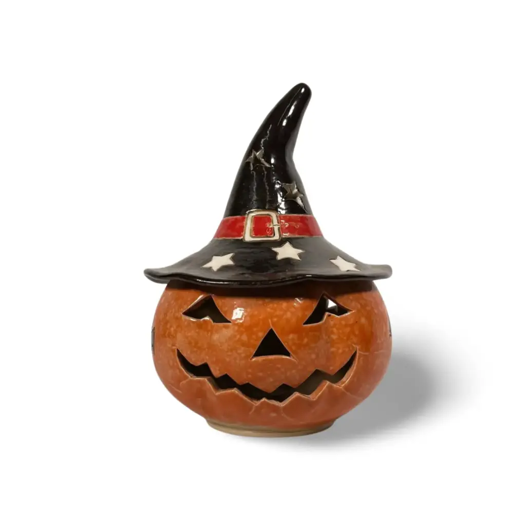 Lampe citrouille découpée (Style 1)